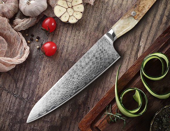 MOSFiATA Chef Knife 8 Inch Kitchen Cooking Knife, 5Cr15Mov High